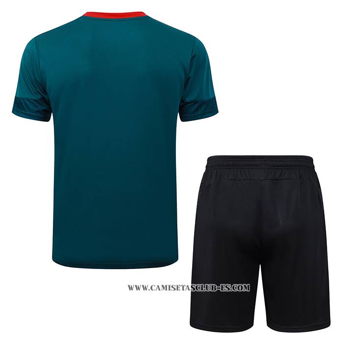 Chandal del AC Milan 25-26 Manga Corta Verde - Pantalon Corto